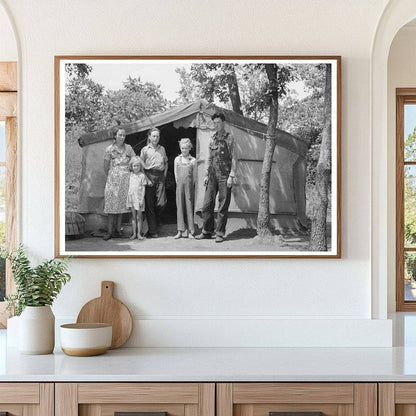 Agricultural Day Laborers in Tent Spiro Oklahoma 1939