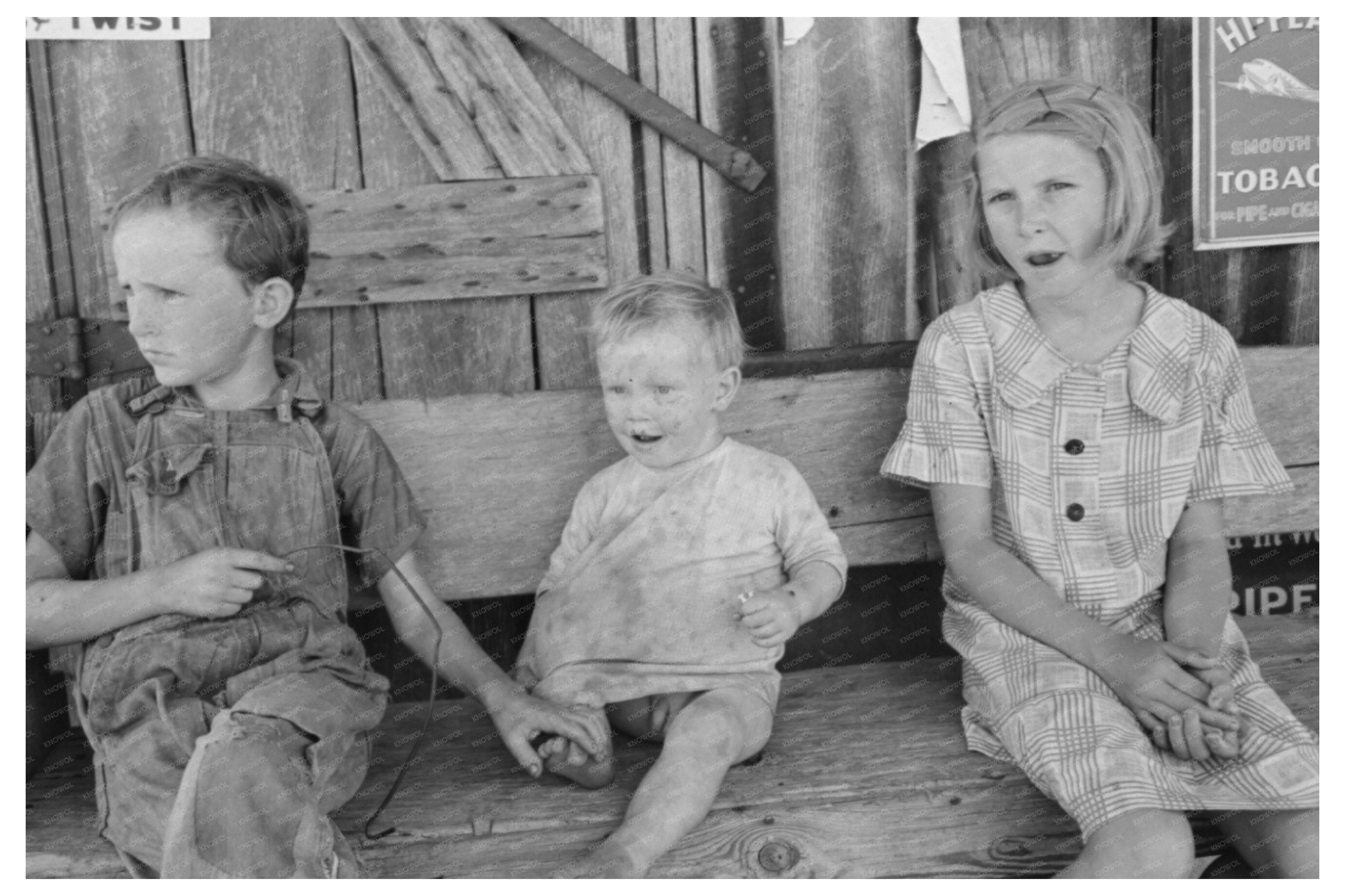 Children of Day Laborers in Vian Oklahoma June 1939