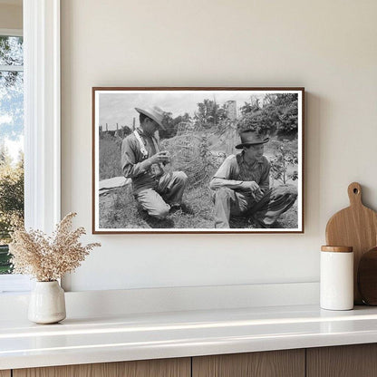 Potato Pickers in Sequoyah County Oklahoma June 1939