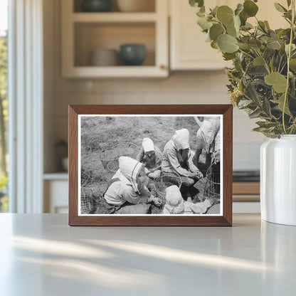 Potato Workers Receiving Payment in Spiro Oklahoma 1939