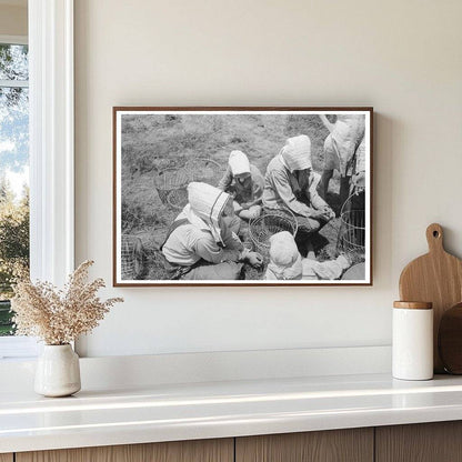 Potato Workers Receiving Payment in Spiro Oklahoma 1939