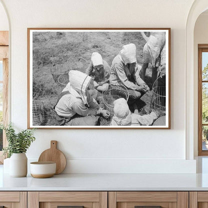 Potato Workers Receiving Payment in Spiro Oklahoma 1939