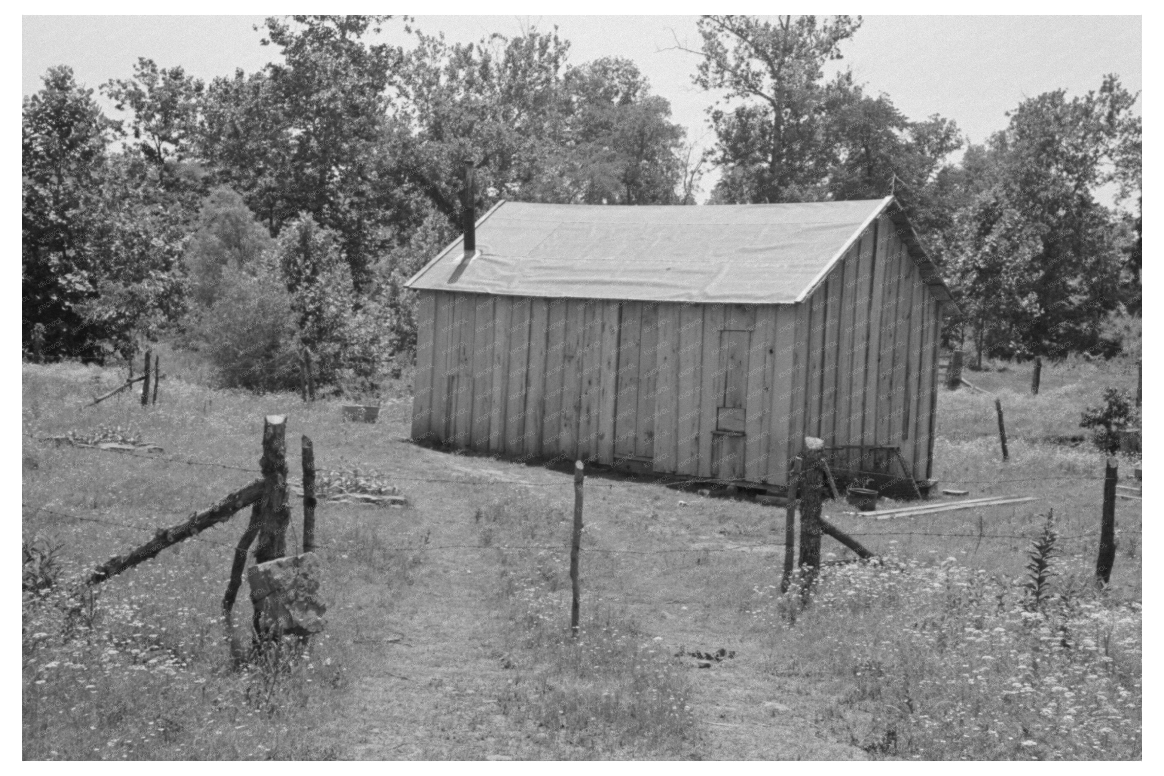 Sallisaw Oklahoma Migrant Laborer Home June 1939