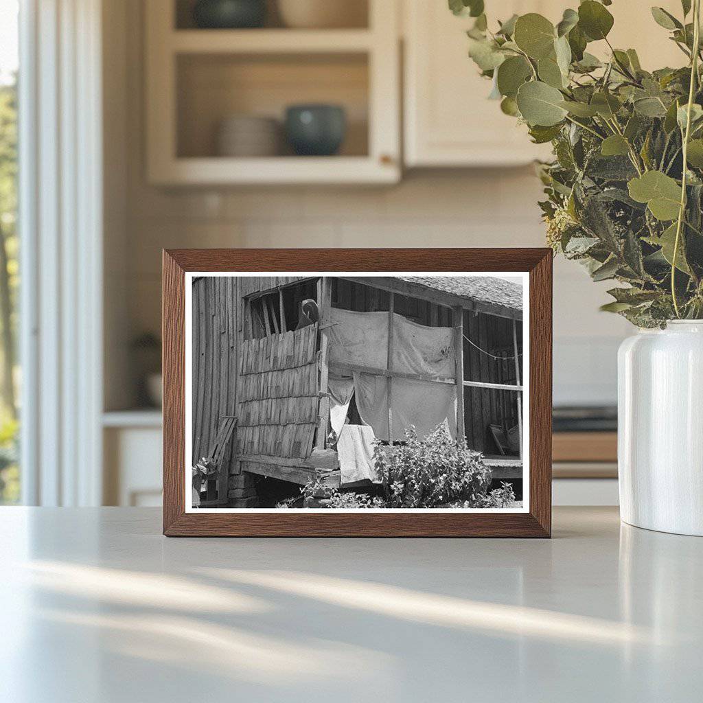 WPA Worker on Porch Sallisaw Oklahoma June 1939