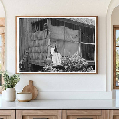 WPA Worker on Porch Sallisaw Oklahoma June 1939