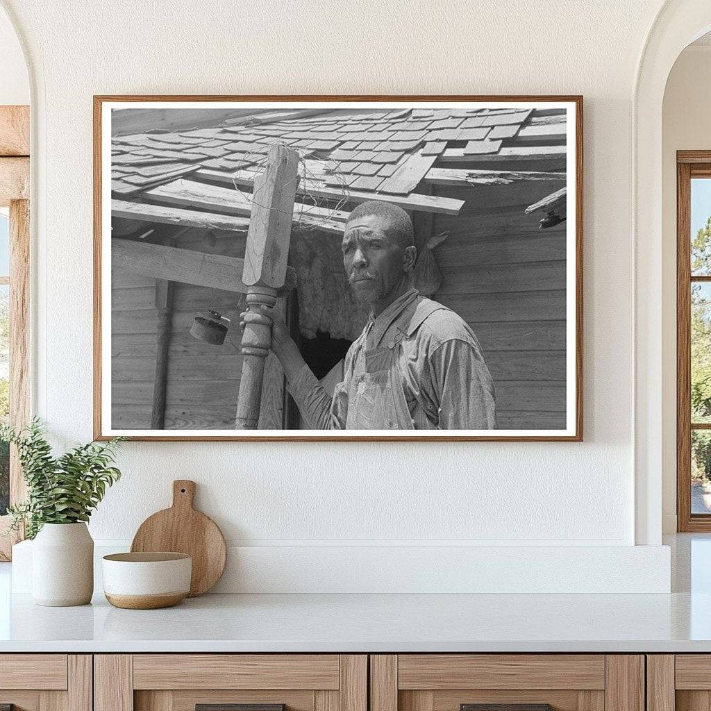 Tenant Farmer Family on Porch Muskogee Oklahoma 1939