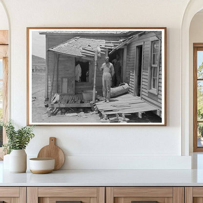 Tenant Farmer Family on Porch in Oklahoma 1939