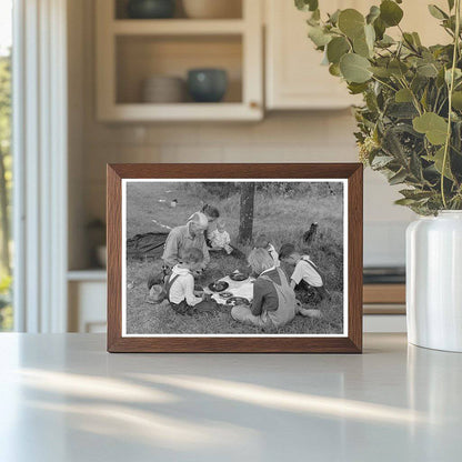 Migrant Family Saying Grace in Oklahoma 1939