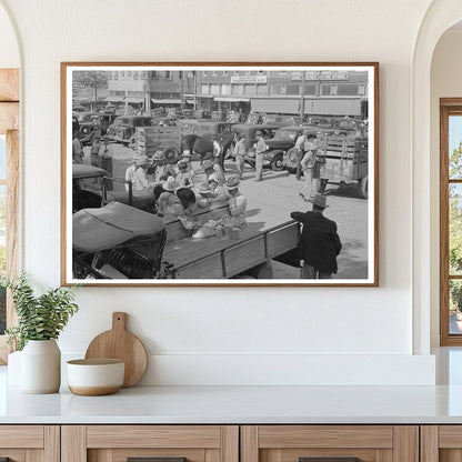 Farmers Market in Weatherford Texas May 1939