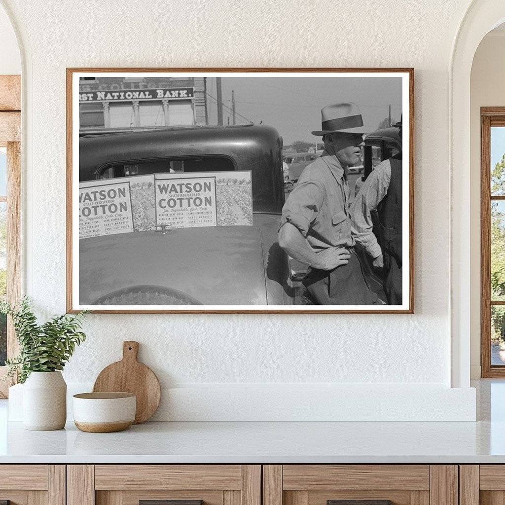 Farmer at Weatherford Texas Market May 1939