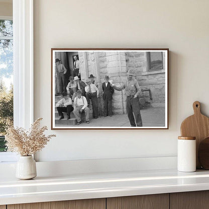 Weatherford Texas Residents Listening to Politician May 1939