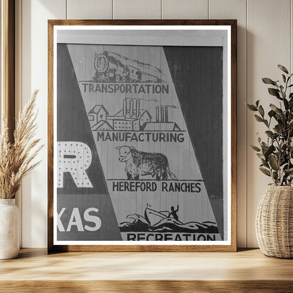 Sweetwater Texas Signboard Entrance May 1939