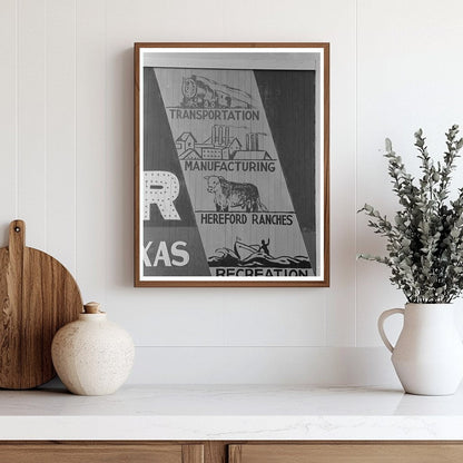 Sweetwater Texas Signboard Entrance May 1939