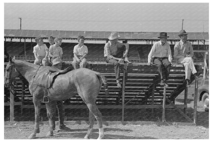 Polo Match Spectators Abilene Texas May 1939