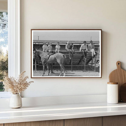 Polo Match Spectators Abilene Texas May 1939