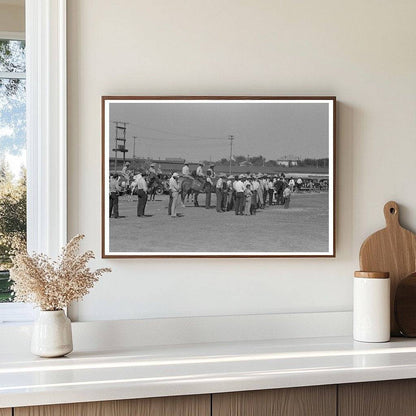 Spectators at Polo Match in Abilene Texas May 1939