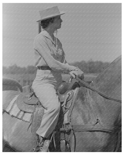 Polo Match in Abilene Texas May 1939 Vintage Photo
