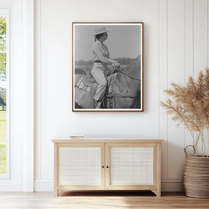 Polo Match in Abilene Texas May 1939 Vintage Photo