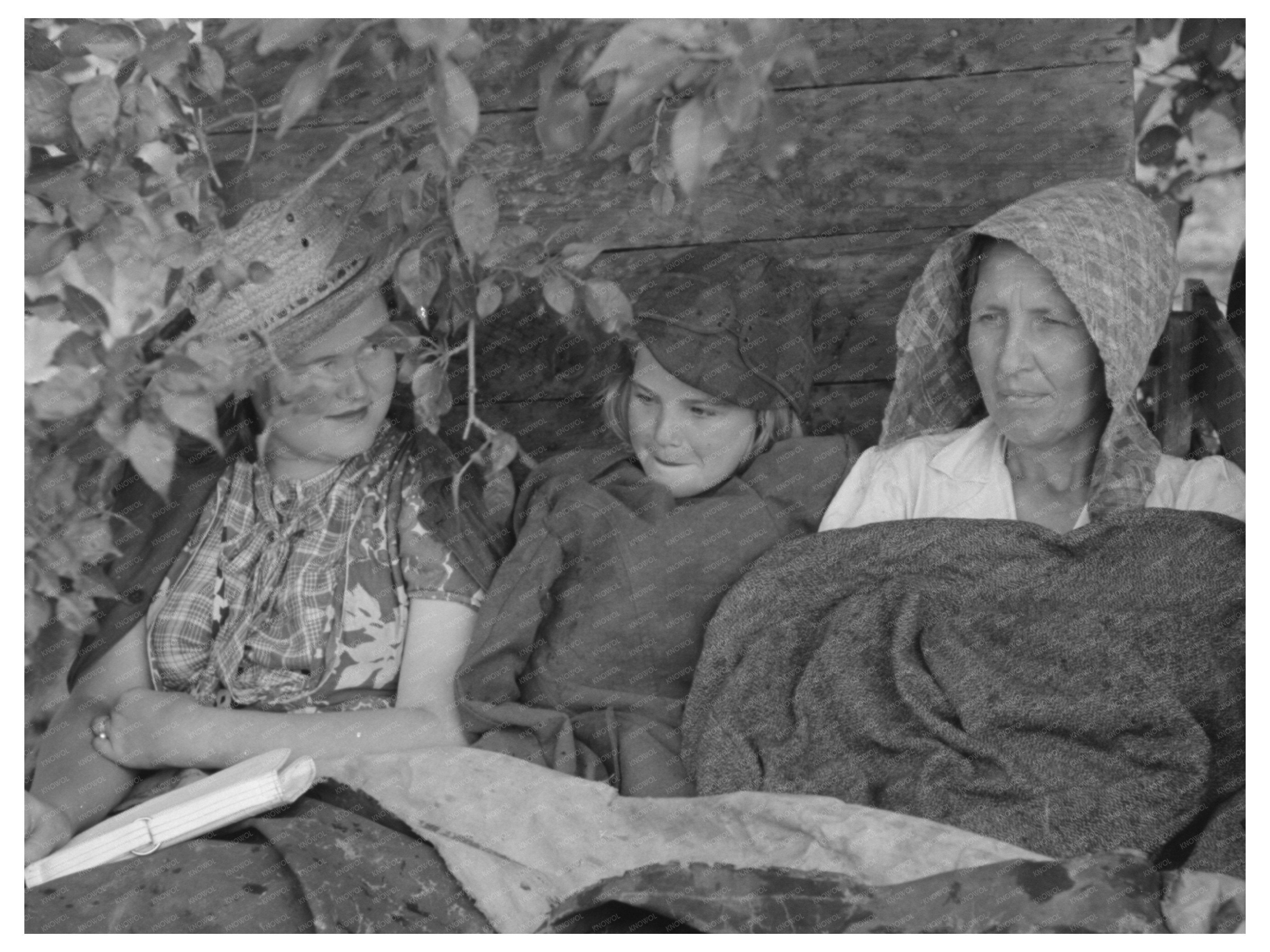 Migrant Family Truck in Muskogee Oklahoma July 1939