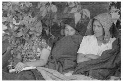 Migrant Family in Truck Muskogee Oklahoma July 1939