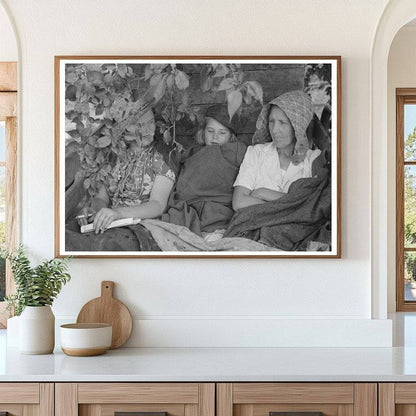 Migrant Family in Truck Muskogee Oklahoma July 1939