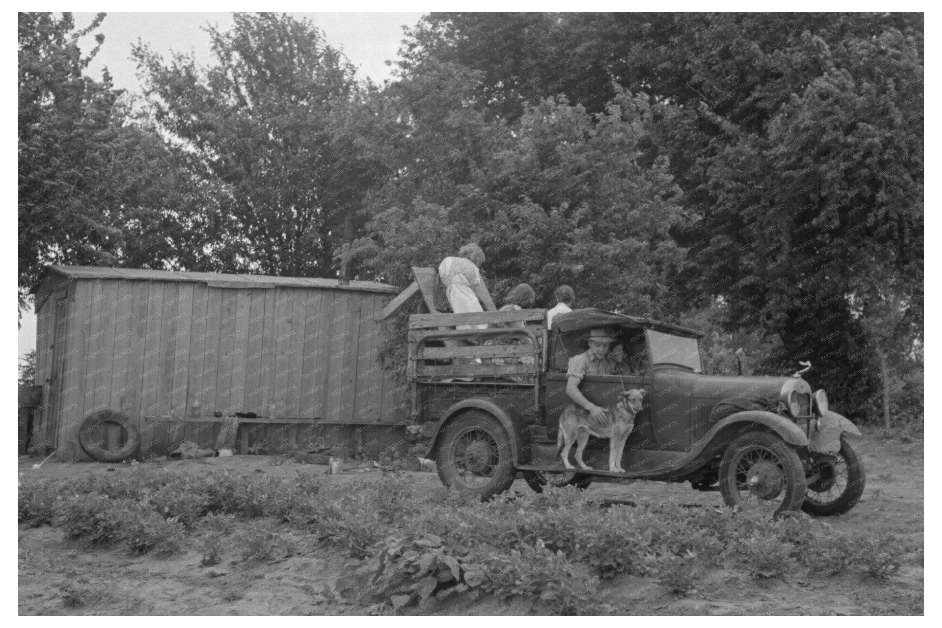 Oklahoma Departure Preparations July 1939 Vintage Photo