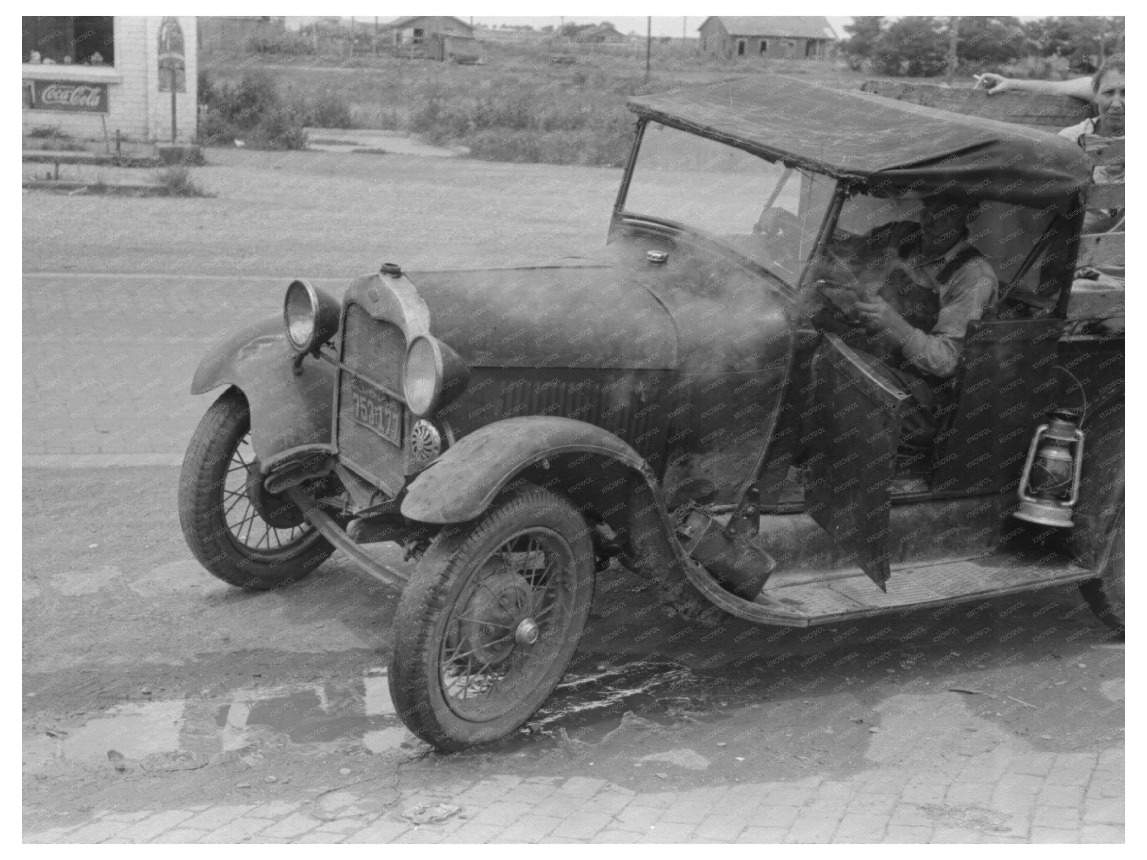 Elmer Thomas Family Car Journey to California 1939