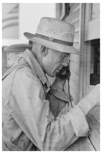 Oklahoma City Streetcar Terminal Employee July 1939