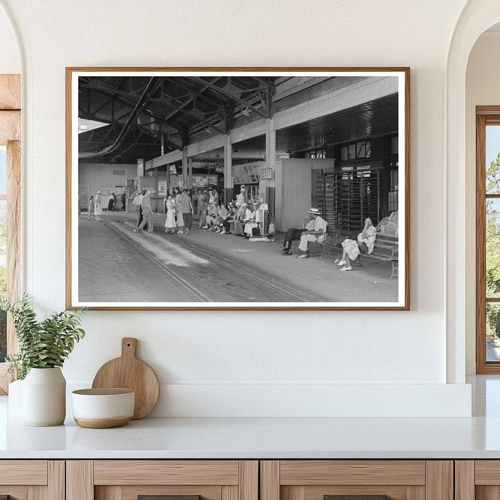 Oklahoma City Streetcar Terminal July 1939 Image