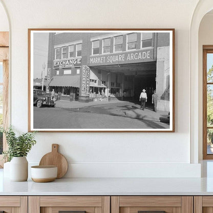 Muskogee Oklahoma Street Scene July 1939 Historical Photo