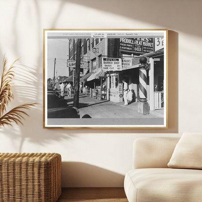Muskogee Oklahoma Street Scene July 1939 Urban Life