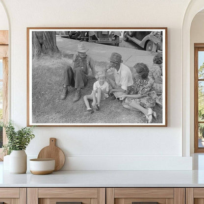 Farm People Gathering in Tahlequah Oklahoma July 1939