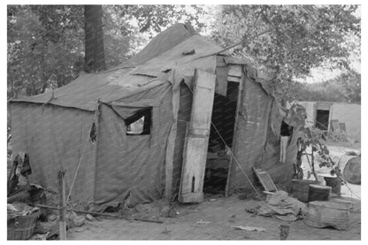 Oklahoma City Laborer Tent Home July 1939