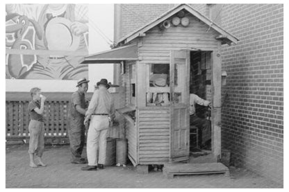 Oklahoma City Streetcar Terminal July 1939 Historical Photo