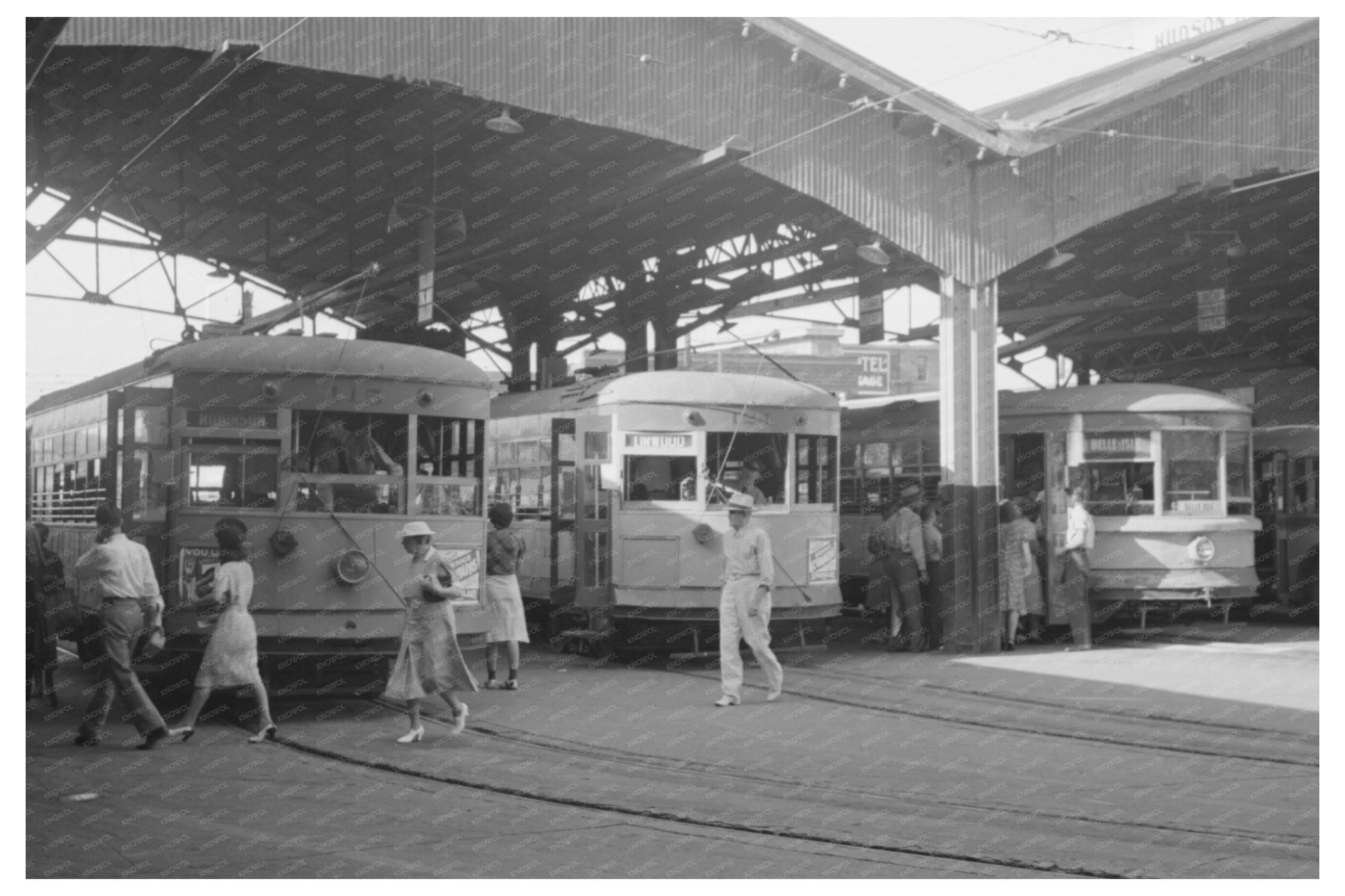 Oklahoma City Streetcars Terminal July 1939