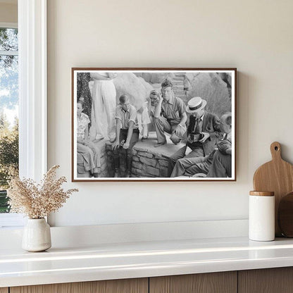 Tourists Explore Mesa Verde Cliff Dwellings August 1939