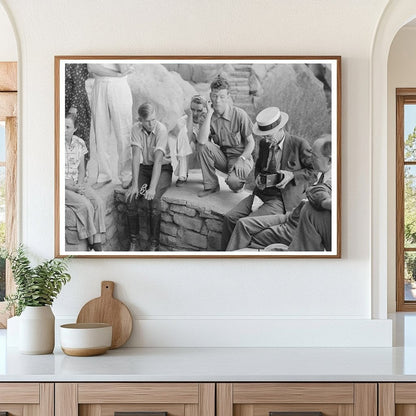 Tourists Explore Mesa Verde Cliff Dwellings August 1939