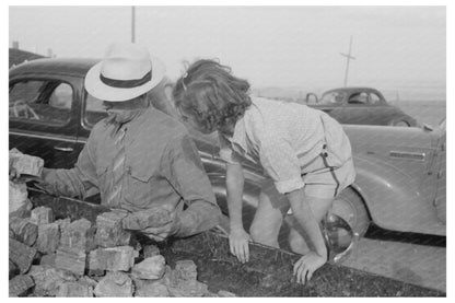 Petrified Wood Purchase at Petrified Forest National Park 1939