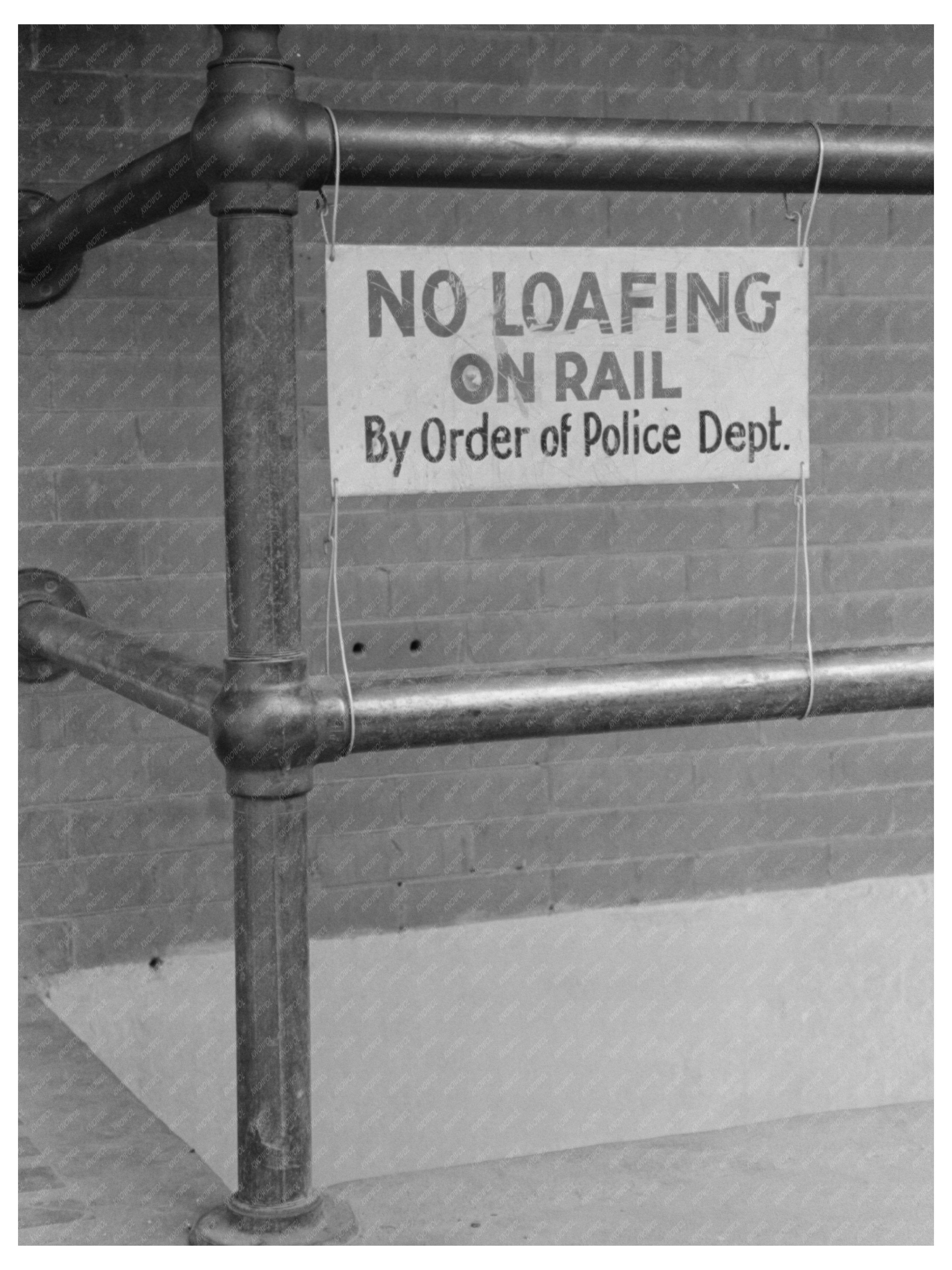 Las Cruces New Mexico Sign August 1939 Vintage Photo