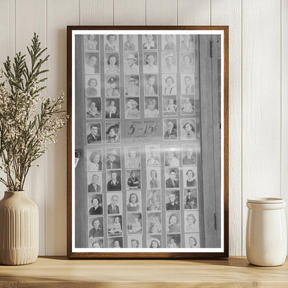 Vintage Photo Display at Albuquerque Studio August 1939