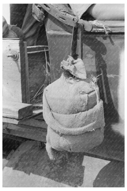 Water Bottle on Farm Truck Sheridan County Kansas 1939