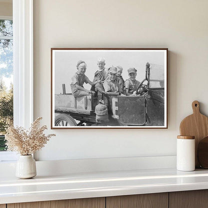 Farm Children in Sheridan County Kansas August 1939