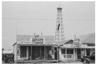 Cafes on Main Street Saint Louis Oklahoma August 1939