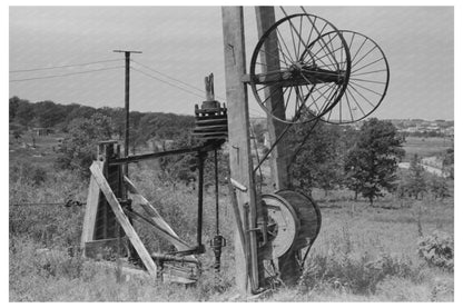 Seminole Oil Field Pumping Rig Detail August 1939