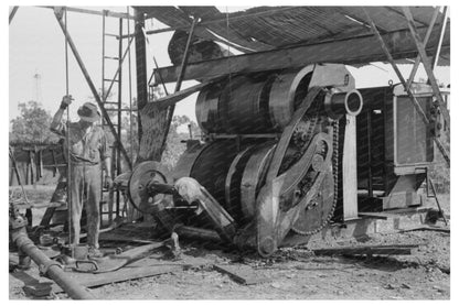 Mud Samples Examined at Drilling Site Oklahoma 1939