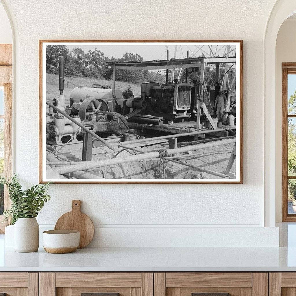 Rotary Drilling Machinery in Seminole Oil Field 1939