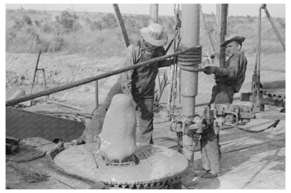 Seminole Oil Field Drilling Operation August 1939