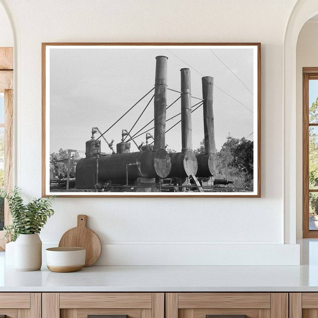 Boilers in Seminole Oklahoma Oil Field August 1939