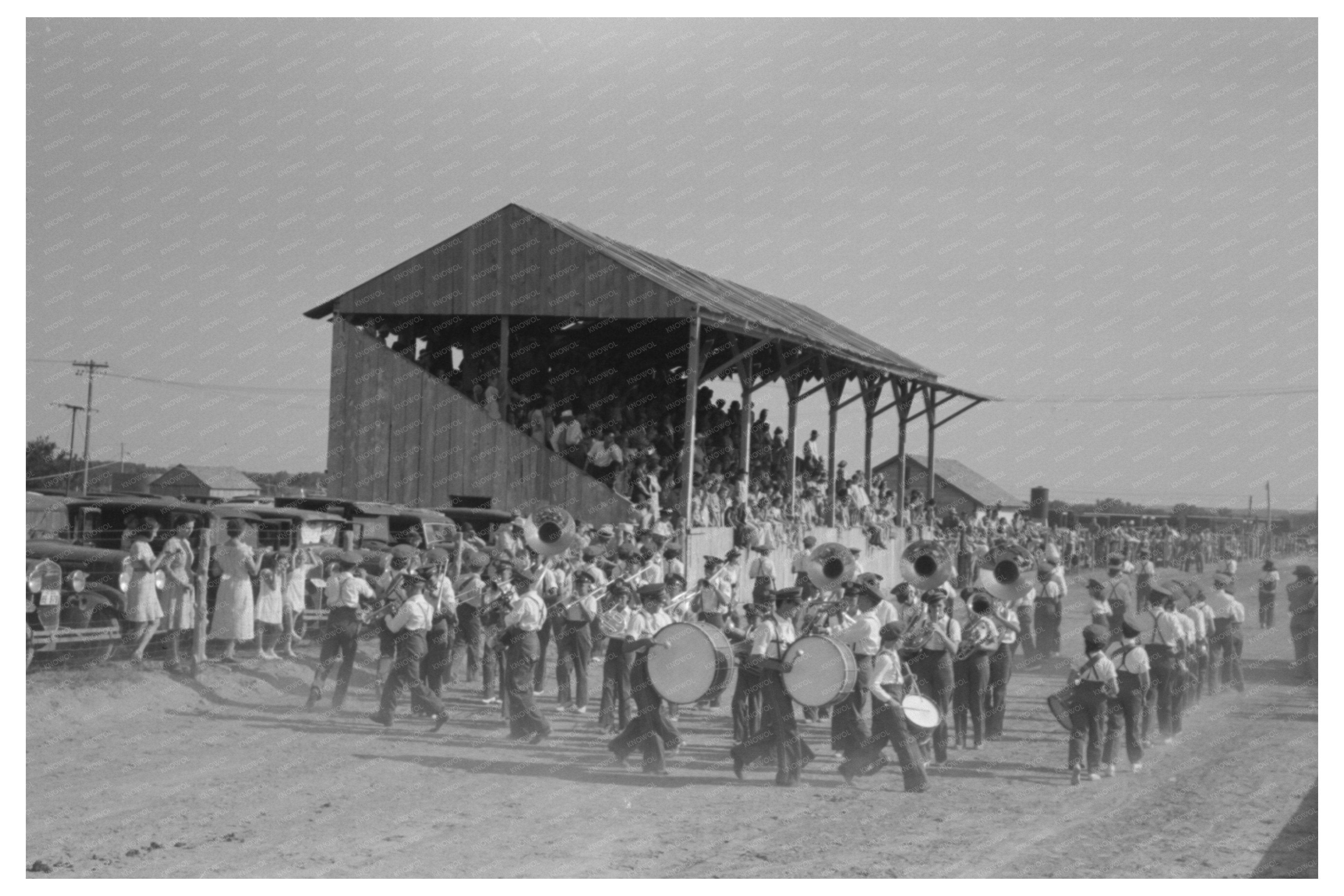 Local Band at 4-H Club Fair Cimarron Kansas August 1939