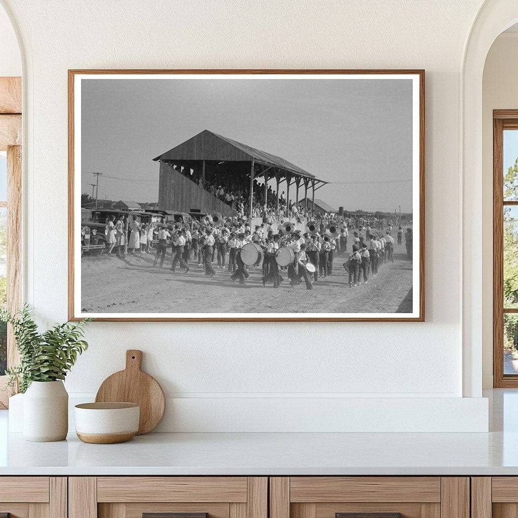 Local Band at 4-H Club Fair Cimarron Kansas August 1939